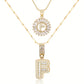 🎁Best Seller-50% OFF💖2 Pack - Initial Letter Pendant Necklaces
