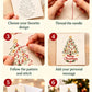 🌲🪡Christmas Hand Embroidery Card DIY Kit | Stitch Your Way Into the Christmas Spirit ✨🎁