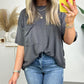 🍧Summer Hot Sale 50% OFF🔥Women's Raw Edge Boxy Tee