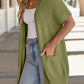 ⏰Early Autumn Sales 49% OFF🔥Women's Short Sleeve Pleated Lightweight Open Front Cardigan
