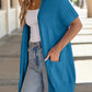 ⏰Early Autumn Sales 49% OFF🔥Women's Short Sleeve Pleated Lightweight Open Front Cardigan