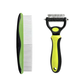 🔥Last Day 50% OFF🔥Professional Double-Sided Pet Grooming Rake✨Undercoat Deshedding Tool for Dogs & Cats 🐶🐱