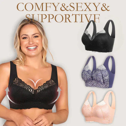 🤩LAST DAY - Buy 2 Get 1 Free(3 PCS)🔥| Ultimate Lift Stretch Full Shape Seamless Lace Bra
