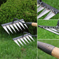 🔥 4/5/6/7 Teeth Carbon Steel Garden Hand Rake