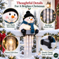 ☃️WinterGlow Snowman Icicle Light Decor