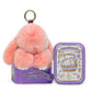 Handcrafted Soft Bunny Charm: Adorable Plush Rabbit Toy Keychain