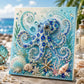🌊LAST DAY SALE: Only £7.99🌊✨Ocean Theme Pearl Art DIY Kit – Relaxing DIY Craft to Create Stunning Coastal Artwork