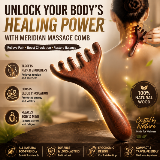 🔥BUY 1 GET 1 FREE! ✨Six-claw Meridian Massage Comb🌿💆‍♀️