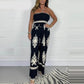 💐Summer Best Seller❤️‍🔥Women's Stylish Leopard Print Loose Jumpsuit