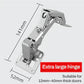 🔥New Year Hot Sale 49% Off🔥Easy installation of bridge-shaped door hinges  -Cabinet hinges