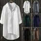 🔥Clearance Sale🏆Women's Shirt Made Of Single-Colored Cotton Linen