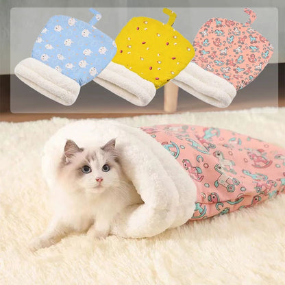📢50% OFF!!🐈Cozy Pet Nest for Cats and Dogs - ✨Plush & Machine Washable, Perfect for Your Pet's Comfort and Warmth