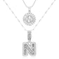 🎁Best Seller-50% OFF💖2 Pack - Initial Letter Pendant Necklaces