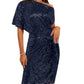 💖Christmas Sale-50% Off✨Women's Sequin Sparkly Glitter One Shoulder Ruched Bodycon Dress