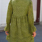 💖2025 NEW SALES🔥Women's Elegant Hollow Out Lace Ruffle Casual Mini Dress