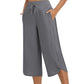 ✨50% OFF!✨👖Women's Casual Wide-Leg Capri Pants – Comfortable, Casual, and Versatile! ☁️