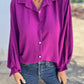 🔥Hot Sale✨Solid Color Oversized Long Sleeve Shirt