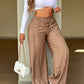 ⏳Last Day Sale-50% OFF👖Women's High-Waisted Straight Leg Trousers