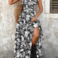 ✨Hot Sale 50% OFF👗 Women's V-Neck Bohemian Floral Smocked Maxi Dress 🦋