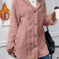 🔥New Arrival-50% OFF💐Stay Cozy & Stylish! Women's Warm Jacquard Hooded Cardigan🧥
