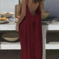 ❤️‍🔥LAST DAY SAEL 50% OFF!!💃Women's Solid Color Backless Cami Dress💕