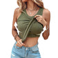 ❤️‍🔥Summer Sale-50% Off💗Women's Ribbed Stretchy Tank Top with Shelf Bra