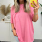 🍧Summer Hot Sale 50% OFF🔥Women's Raw Edge Boxy Tee