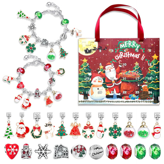 🎅Christmas Gift idea 50%OFF✨DIY Christmas Advent Calendar Bracelets Set💖