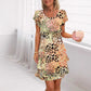 💃SUMMER HOT SALE 66% OFF🎁Multi-plant Floral Print Cascade Dress