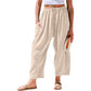 💥Best Seller-60% OFF☀️Women's Linen Wide Leg Pants with Pockets
