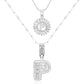 🎁Best Seller-50% OFF💖2 Pack - Initial Letter Pendant Necklaces