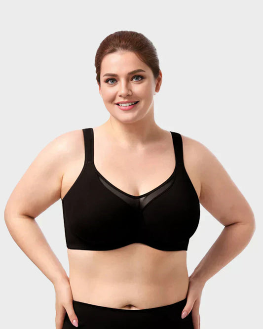 💕Last Day-50% OFF💝Women's Elegant Sheer Full Coverage Plus Size Bra