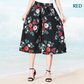 🔥Hot Sale🔥Women's High Elastic Waist Pleated Chiffon Wide Leg Culottes