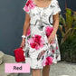 💃SUMMER HOT SALE 66% OFF🎁Multi-plant Floral Print Cascade Dress