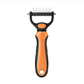 🔥Last Day 50% OFF🔥Professional Double-Sided Pet Grooming Rake✨Undercoat Deshedding Tool for Dogs & Cats 🐶🐱