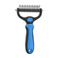 🔥Last Day 50% OFF🔥Professional Double-Sided Pet Grooming Rake✨Undercoat Deshedding Tool for Dogs & Cats 🐶🐱