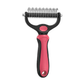 🔥Last Day 50% OFF🔥Professional Double-Sided Pet Grooming Rake✨Undercoat Deshedding Tool for Dogs & Cats 🐶🐱