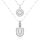 🎁Best Seller-50% OFF💖2 Pack - Initial Letter Pendant Necklaces