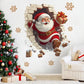 🎉Christmas Sale-Up to 50% OFF!!🎅Santa's Surprise 3D Wall Decals