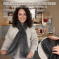 💗LAST DAY -50% OFF🧣Faux Fur Pull-Through Scarf with Secret Zipper Pocket