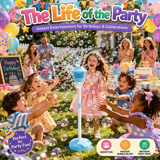 🔥LAST DAY 49% OFF 🔥-Automatic Handheld Bubble Machine for Kids, Bubble Maker Spring Summer Toys with Lights