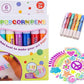 🖍️Christmas Hot Sale 50% OFF🌈Magic Puffy Bubble Pens, Heat Activated Popcorn Pens DIY 3D Art Marker for Kids Crafts