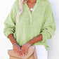 💥2025 New Fashion❤️‍🔥Womens Casual Button V Neck Long Sleeve Shirts Oversized Solid Blouses Tops