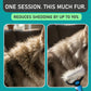 🔥Last Day 50% OFF🔥Professional Double-Sided Pet Grooming Rake✨Undercoat Deshedding Tool for Dogs & Cats 🐶🐱