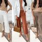 👖2025 HOT SALE-50% OFF💷Stretch Twill Cropped Wide Leg Pants