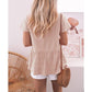 💖Last Day 50% OFF💖Women's Short Sleeve V Neck Ruffle Hem Blouse Top