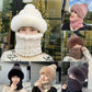 😍WINTER HOT SALE 49% OFF🥰 Women's Winter Warm Windproof Plush Scarf Hat