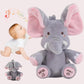 🌈Last Day 50% OFF🐘👧Cute Hide and Seek Elephant Plush Doll with Music