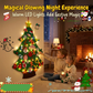🎅Xmas Hot Sales - 50% OFF!🎄DIY Felt Christmas Tree for Kids✨32 Reusable Ornaments + Fairy Lights