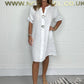 💃2025 New Plus Size Button-up Tunic Dress